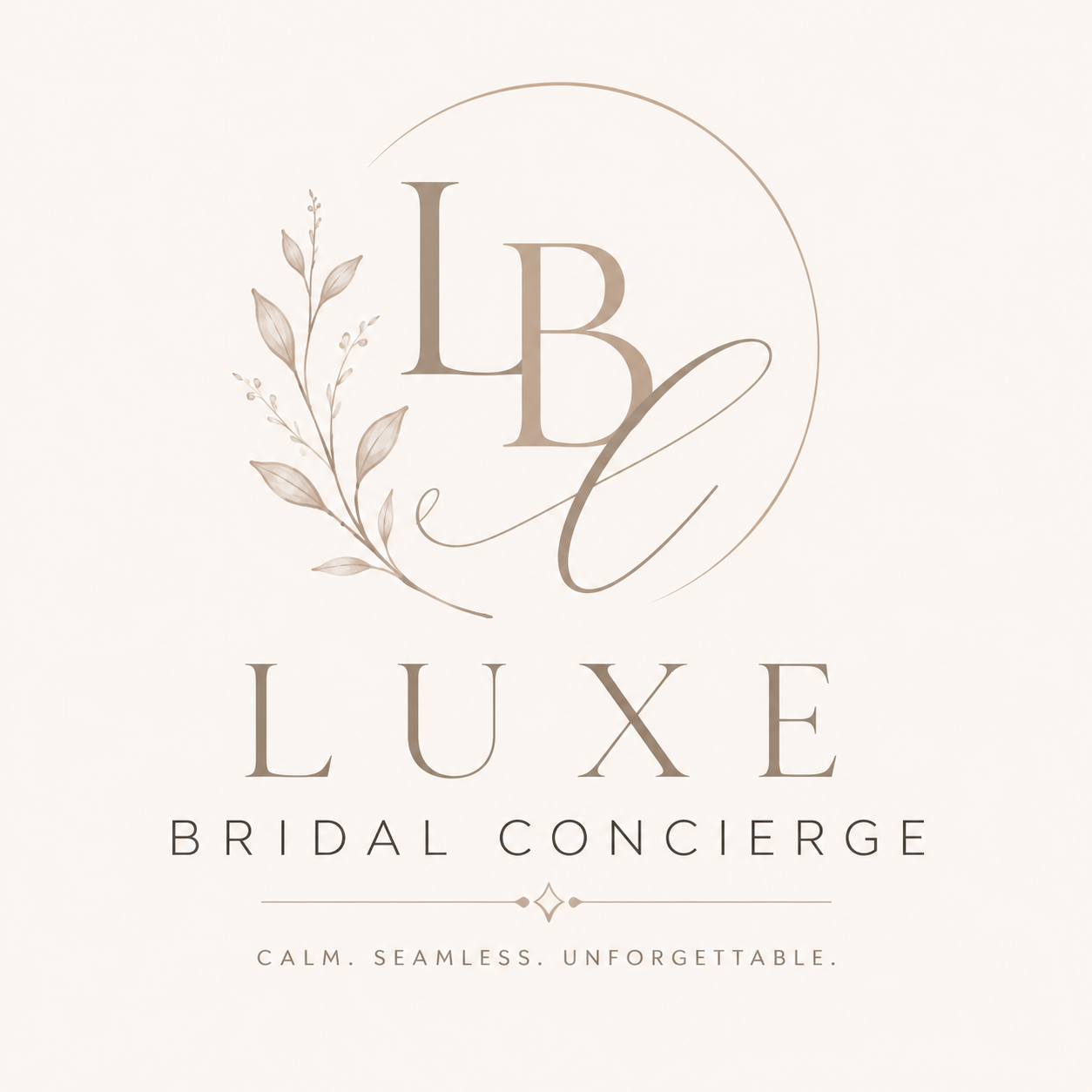 We have a new service... LUXE BRIDAL CONCIERGE