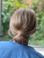 Side soft low bun