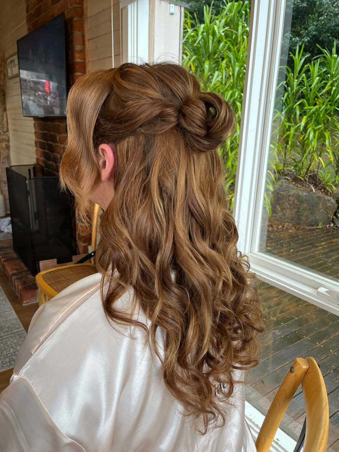 Gorgeous half up