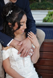 Glowing bride- hair by Diyana, makeup by Natasha