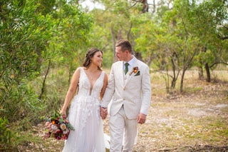 Husband and Wife on their special day