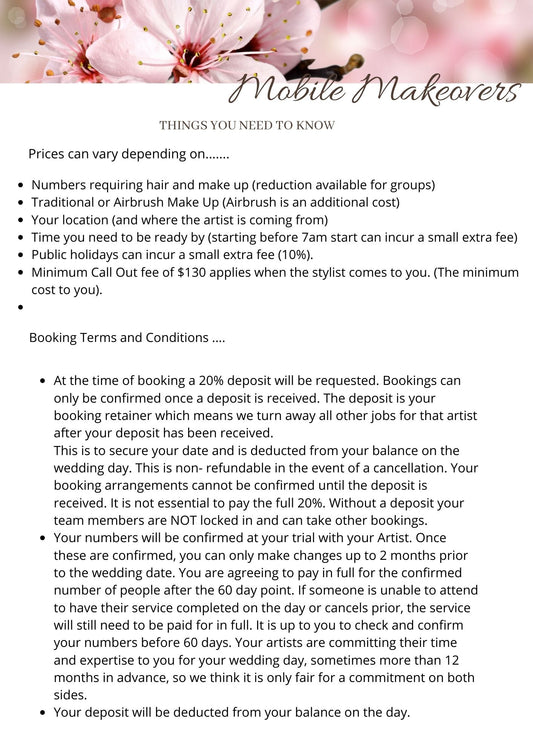 Terms and Conditions