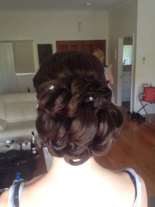 Large low bun