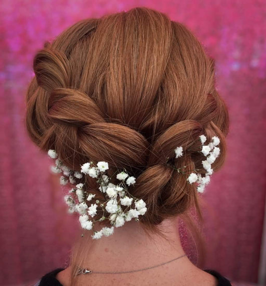 Thick full braid around head