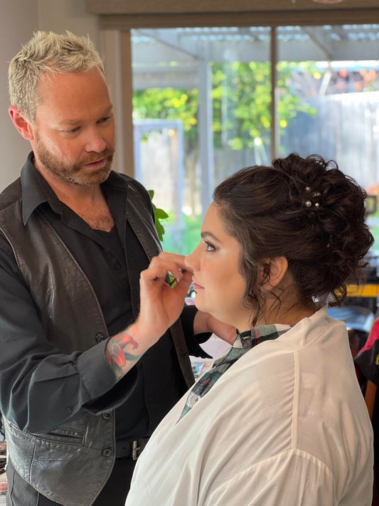 Bridal Makeup - behind the scenes