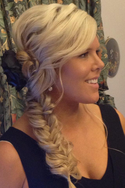 Soft braid to side