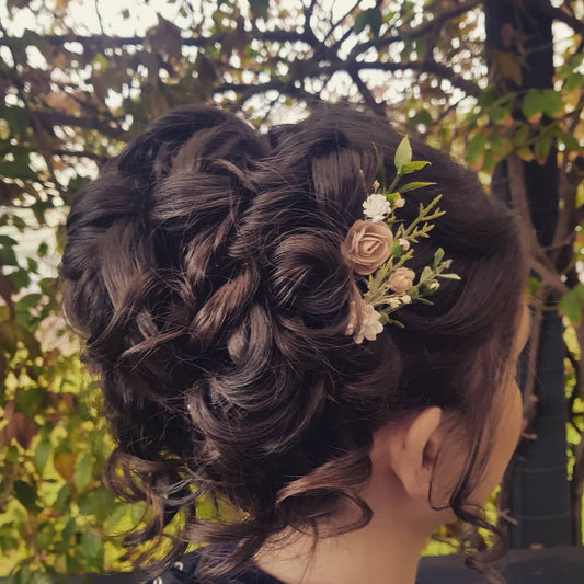 Soft structured high bun