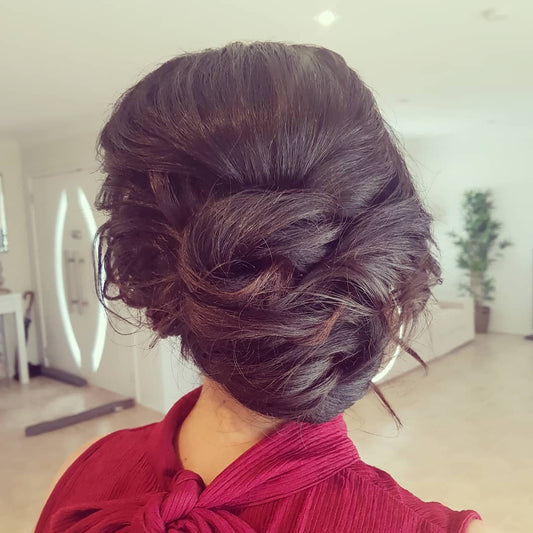 Soft twisted bun