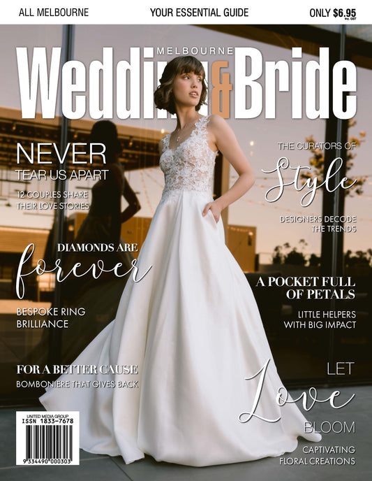 Wedding and Bride Magazine cover