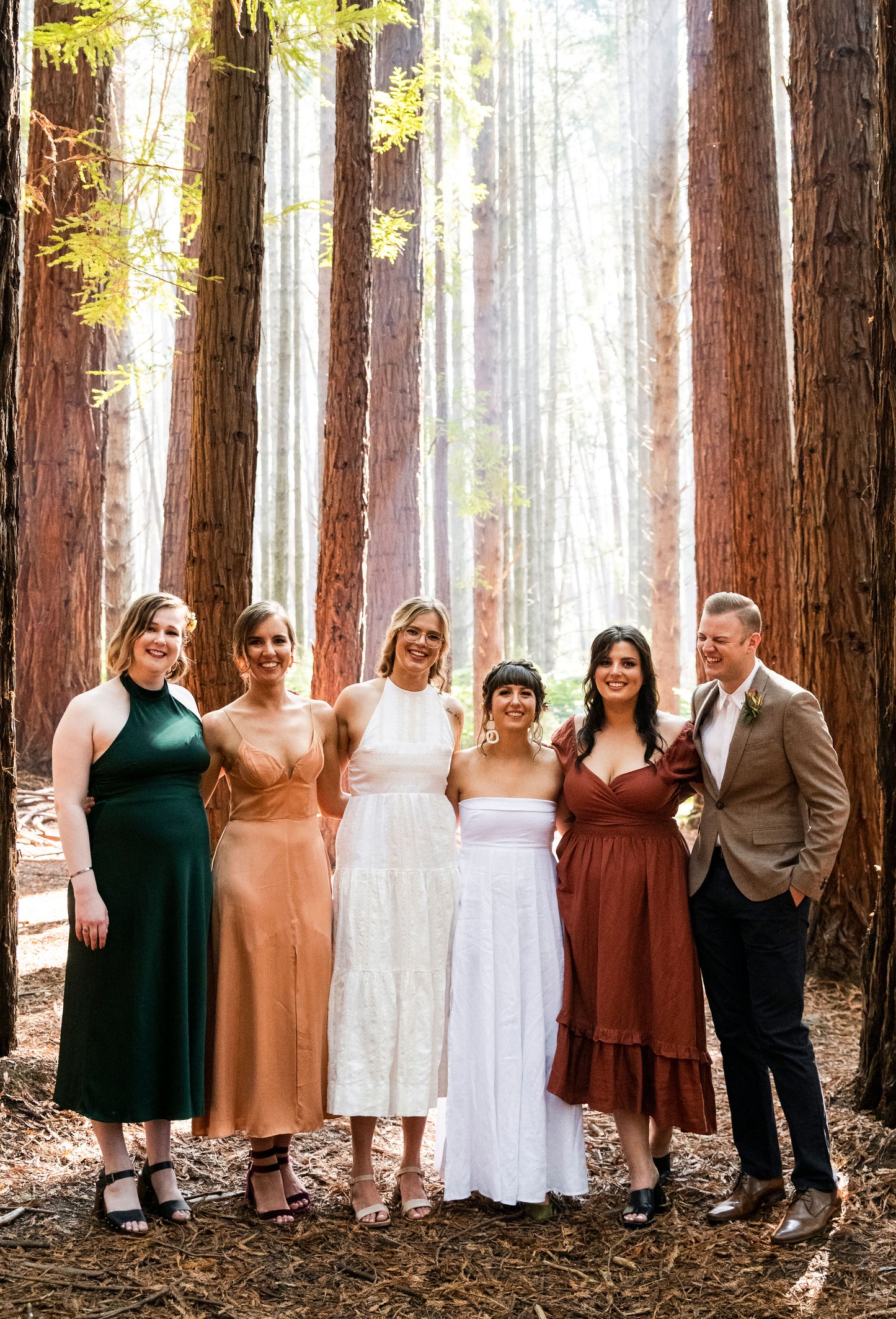Bridal party  2 brides