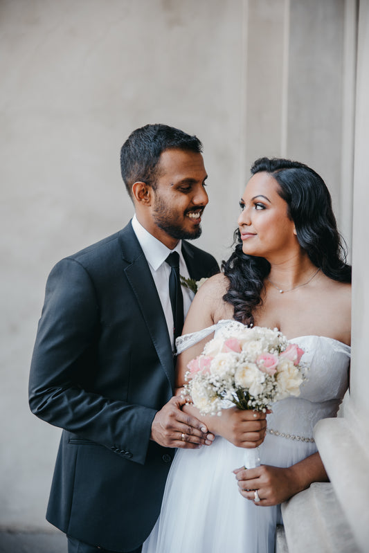 Vintage waves and Bridal Makeup